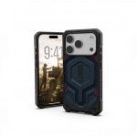 Kaitse&uuml;mbris Monarch Pro Kevlar, Apple iPhone 17 Pro, Kevlar tumesinine, MagSafe &uuml;hilduv, Urban Armor Gear (UAG)