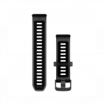 Garmin Quick Release Bands 20mm Translucent Black With Slate Hardware