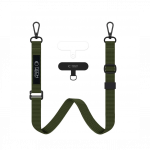 Kaelapael + kinnitusaas telefoni&uuml;mbrisele C65, roheline Tech-Protect