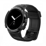 Kaitse&uuml;mbris kellarihmaga Rugged Armor Pro, Google Pixel Watch 2 / Watch, must, Spigen