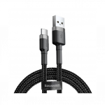 Baseus CATKLF-CG1 2A, 2m nailonist laadimiskaabel, USB - type C, hall