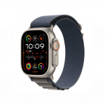 Apple Watch Ultra 2 GPS + Cellular 49mm Titanium Case with Blue Alpine Loop- Large