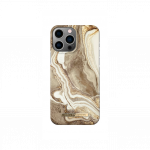 Apple iPhone 14 Pro Max telefoni&uuml;mbris Golden Sand Marble, iDeal of Sweden