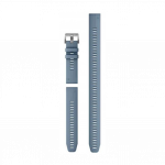 Garmin Descent, 22mm 3-pc Silicone Dive Band Hurricane Blue