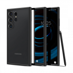 Kaitse&uuml;mbris Ultra Hybrid, Samsung Galaxy S24 Ultra, l&auml;bipaistev musta &auml;&auml;rega, Spigen