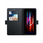 Kaitse&uuml;mbris kaanega Wallet Case, Google Pixel 10a, must, 3mk