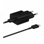 Samsung 15W USB-C adapter koos kaabliga, must