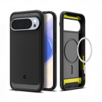 Kaitse&uuml;mbris Rugged Armor (MagFit), Google Pixel 10 Pro XL, must, Qi2/MagSafe &uuml;hilduv, Spigen