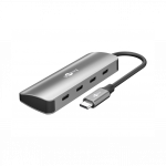 Goobay Type C HUB 4 ports 10 Gbit/s Grey