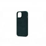 Kaitse&uuml;mbris Salmon Leather MagSafe Apple iPhone 15 Pro, roheline, Njord