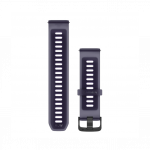 Garmin Quick Release Bands 22mm Translucent Imperial Purple Indigo With Slate Hardware