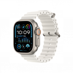 Apple Watch Ultra 2 GPS + Cellular 49mm Titanium Case with White Ocean Band