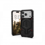 Kaitse&uuml;mbris Monarch Pro Kevlar, Apple iPhone 17 Pro, Kevlar must, MagSafe &uuml;hilduv, Urban Armor Gear (UAG)