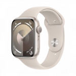 Apple Watch Series 9 GPS 45mm Starlight Aluminum Case with Starlight Sport Band M/L