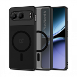 Kaitse&uuml;mbris Magmat MagSafe, OnePlus Nord 4, matt l&auml;bipaistev musta &auml;&auml;rega, Tech-Protect