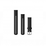 Garmin Quick Release Band (20 mm) Black with Silver Hardware