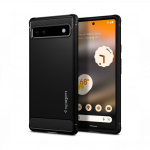 Kaitse&uuml;mbris Rugged Armor, Google Pixel 6A, must, Spigen
