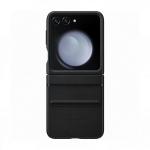 Samsung Galaxy Flip5 Flap Eco nahk&uuml;mbris, must