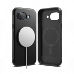 Kaitse&uuml;mbris Onyx Magnetic, Google Pixel 10a, must, Qi2/MagSafe &uuml;hilduv, Ringke