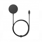 Juhtmevaba laadimisalus SnapStand Magnetic Qi2, must, MagSafe, tugijalaga, Native Union