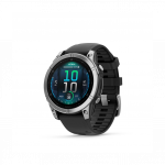Garmin fenix E 47mm Stainless Steel with Black Band