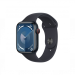 Apple Watch Series 9 GPS + Cellular 45mm Midnight Aluminum Case with Midnight Sport Band S/M