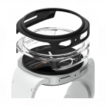 Kaitse&uuml;mbris Slim, Samsung Galaxy Watch8 40mm, komplektis 2tk, l&auml;bipaistev ja must, Ringke