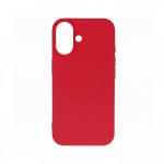 Apple iPhone 16 Liquid MagSafe Case silikoon&uuml;mbris, punane