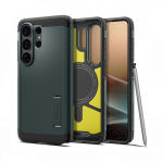 Kaitse&uuml;mbris Tough Armor (MagFit), Samsung Galaxy S26 Ultra, tumeroheline, tugijalaga, Qi2/MagSafe toega, Spigen