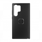 Kaitse&uuml;mbris Everyday Case, Samsung Galaxy S24 Ultra, tumehall, MagSafe, riidest tagak&uuml;ljega, Peak Design