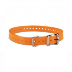 Garmin Collar Strap 3/4in Sq-BuckleTuck-Ring Nickel orange