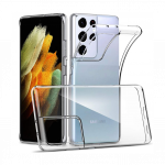 Samsung Galaxy S21 silikoon&uuml;mbris l&auml;bipaistev