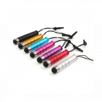 Universaalne stylus, puutepliaats, l&uuml;hike, eri v&auml;rvid