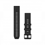 Garmin 22mm QuickFit Black Silicone Band