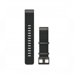 Garmin QuickFit 22mm Jacquard-Weave Nylon Strap Heathered Black