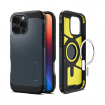 Kaitse&uuml;mbris Tough Armor AI (MagFit), Apple iPhone 16 Pro Max, sinakashall, tugijalaga, MagSafe, Spigen