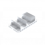 Unitek USB-laadimisjaam 10-le seadmele 10x USB-A, Qualcomm kiirlaadimine 96W, valge
