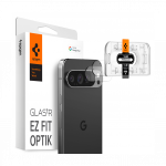 Tagakaamerate kaitseklaas EZ Fit Optik, Google Pixel 9 Pro, komplektis 2tk, l&auml;bipaistev, Spigen