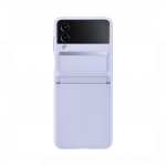 Samsung Galaxy Flip4 Leather Cover, nahast kaitse&uuml;mbris, lilla