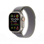 Apple Watch Ultra 2 GPS + Cellular 49mm Titanium Case with Green Gray Trail Loop- M/L