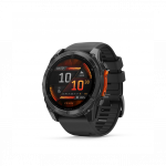 Garmin fenix 8 51mm Slate Gray Steel with Black Silicone Band