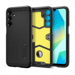 Kaitse&uuml;mbris Tough Armor, Samsung Galaxy A16 / A16 5G, must, tugijalaga, Spigen