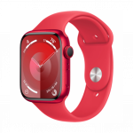Apple Watch Series 9 GPS 45mm Red Aluminum Case with Red Sport Band M/L