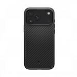 Kaitse&uuml;mbris Enzo Aramid T (MagFit), Apple iPhone 17 Pro, must, MagSafe &uuml;hilduv, kaamera nupuga, Spigen