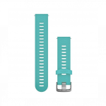 Garmin Quick Release 20 mm Aqua silicone band stainless steel hardware