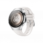 Huawei Watch 5 42mm Stainless Steel Case with White Composite Strap