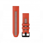 Garmin epix Pro Gen2 26mm QuickFit FlmRed Graphite Silicone Band