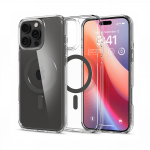 Kaitse&uuml;mbris Ultra Hybrid (MagFit), Apple iPhone 16 Pro Max, l&auml;bipaistev tumehalli MagSafe ringiga, Spigen