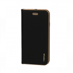 Samsung SM-A705 Galaxy A70 Vennus book case, kuldne/must