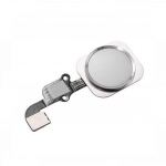 Apple iPhone 6/iPhone 6 Plus kodunupp, home button, valge, kuldne